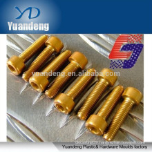 anodised aluminum hex cap screws